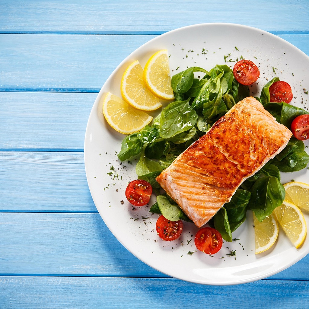 🐟&nbsp;Saumon au four (pour 2&nbsp;personnes)