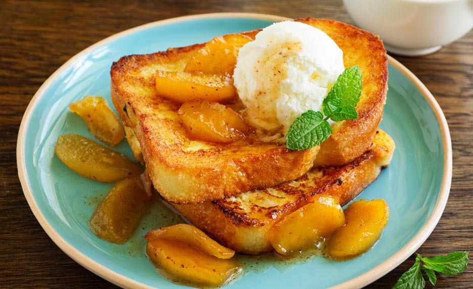 🍎🍞&nbsp;Brioche perdue aux pommes (2&nbsp;personnes)