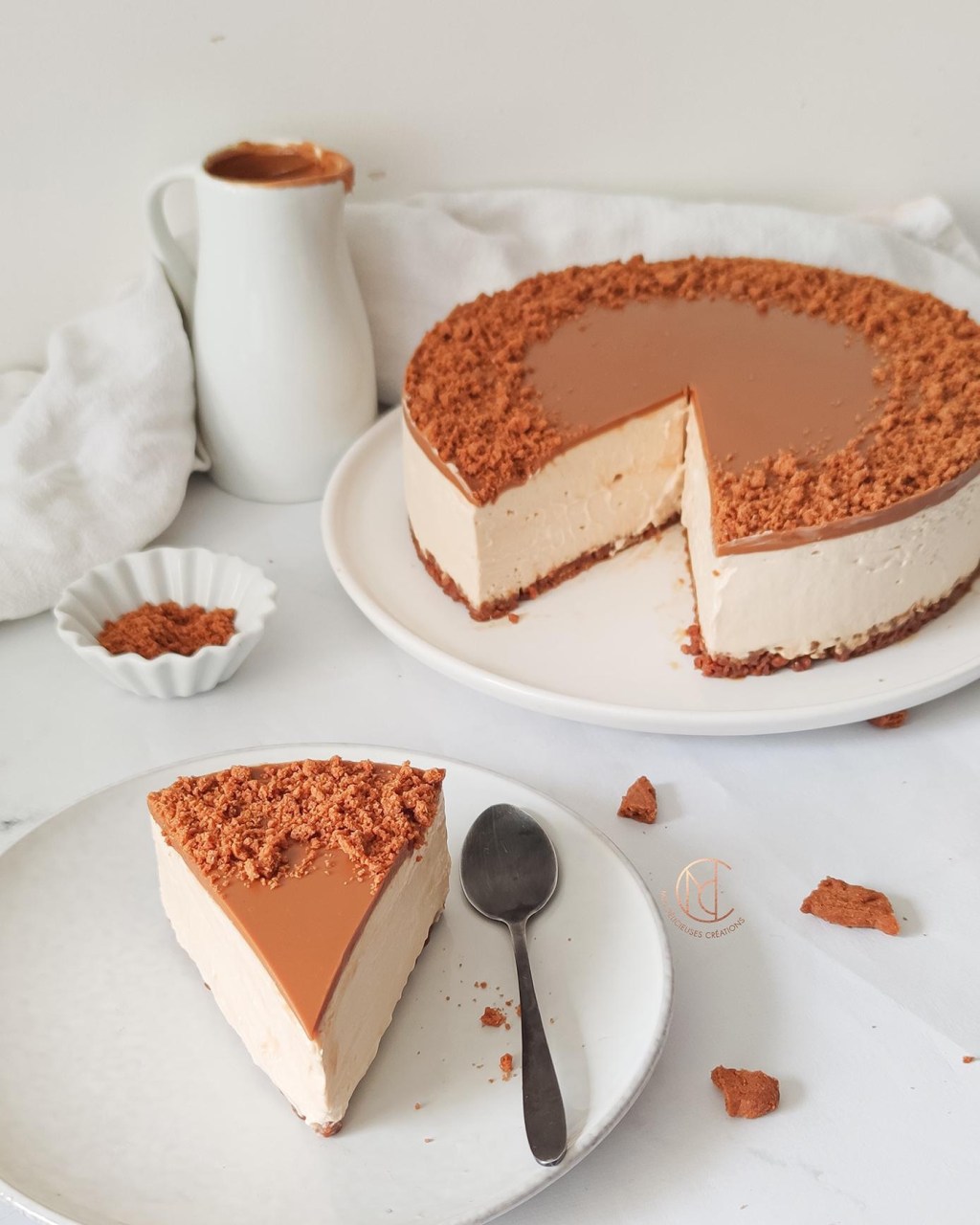 🍰✨&nbsp;Cheesecake Spéculoos (sans cuisson, 6-8&nbsp;parts)