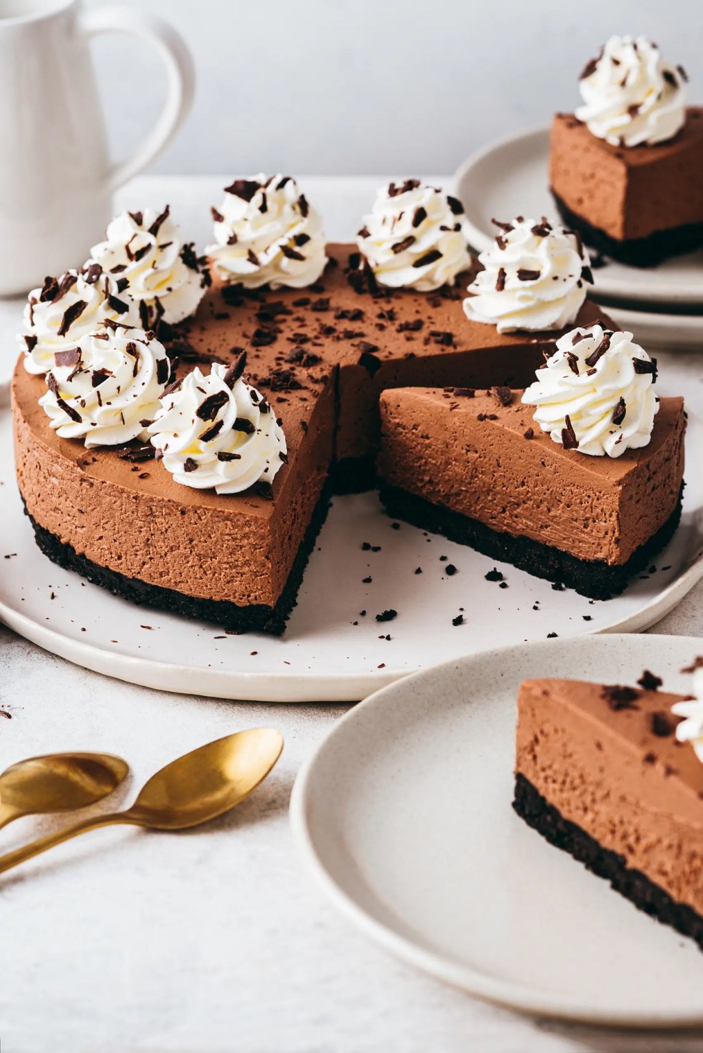 🍫🍰&nbsp;Cheesecake Chocolat (sans cuisson, 6-8&nbsp;parts)