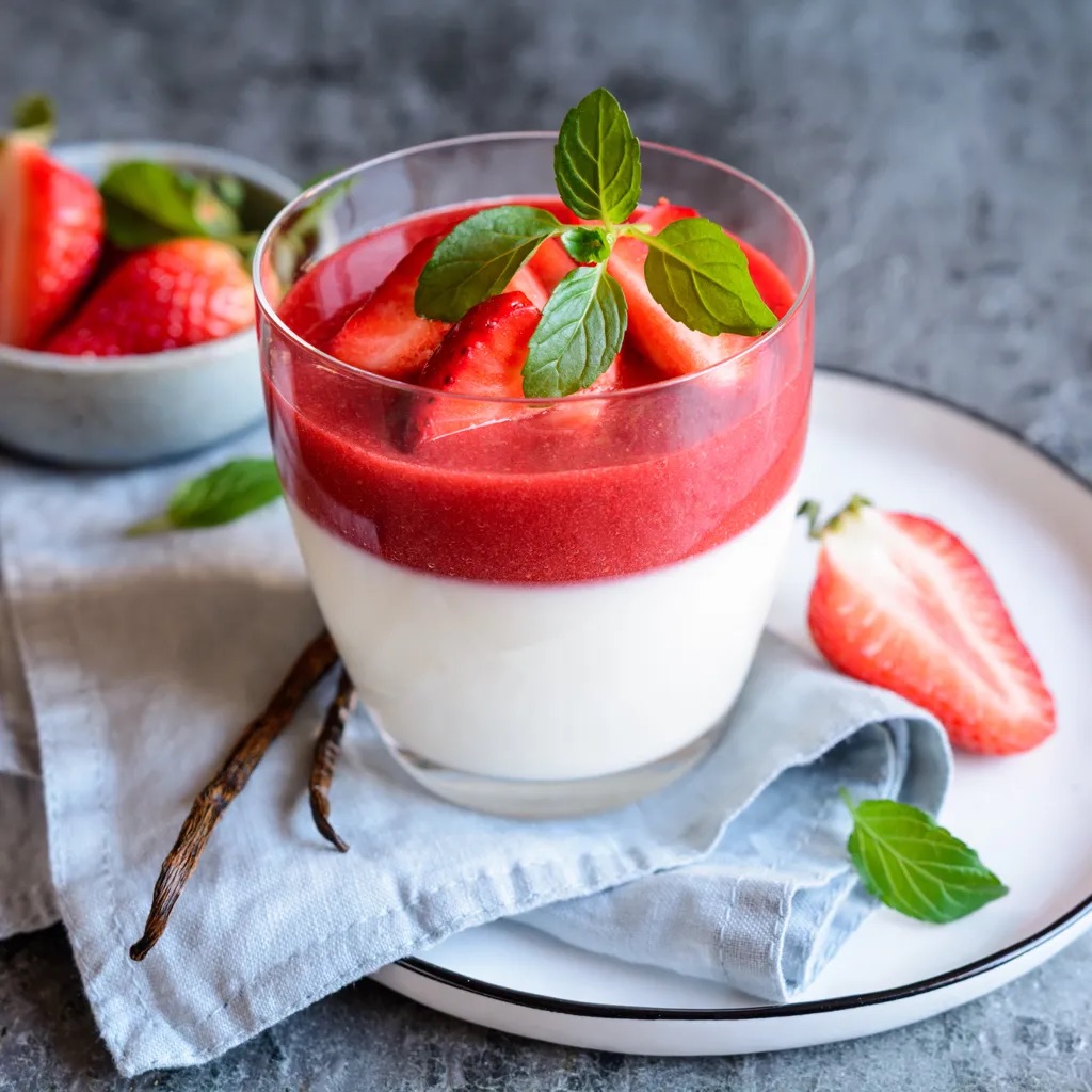 🍮&nbsp;Panna Cotta Classique (4-6&nbsp;verrines)